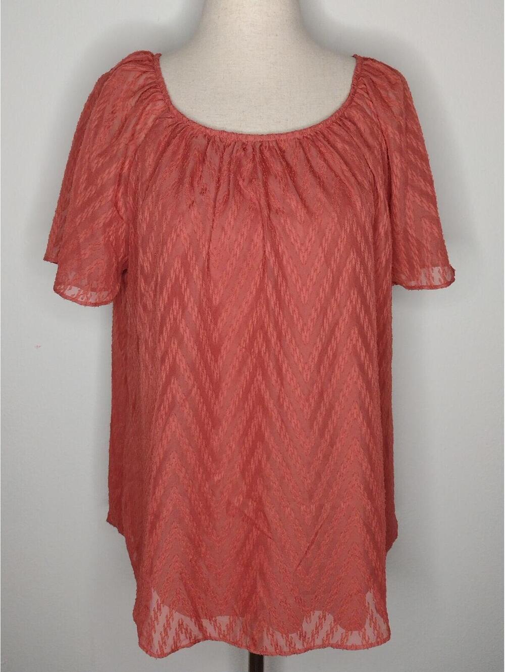 NWOT Lauren Conrad Women's Rose Blouse Size Small